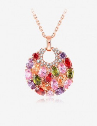 Goldoni Heart Pearl Necklace